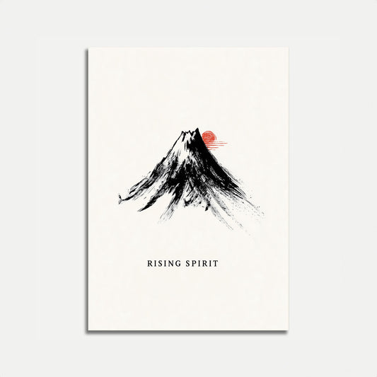 Póster del Monte Fuji de Rising Spirit