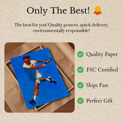 Tennis Legends Dynamic Motion Poster