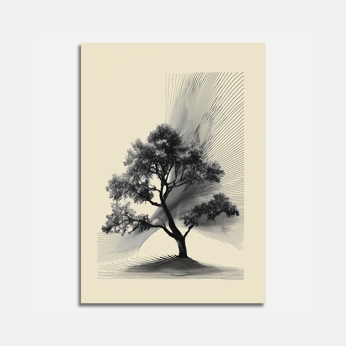 Geometric Nature Harmony Poster