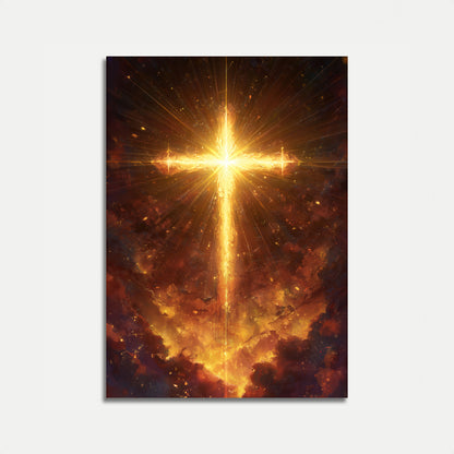 Divine Cross of Light Poster