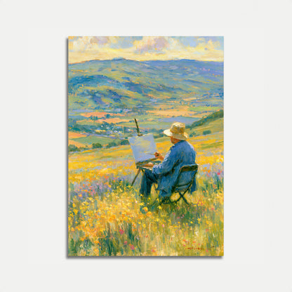 Obraz artysty pejzaż plakat