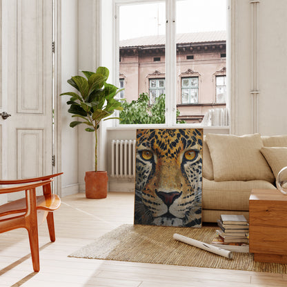 Gouden Luipaard Close-Up Poster
