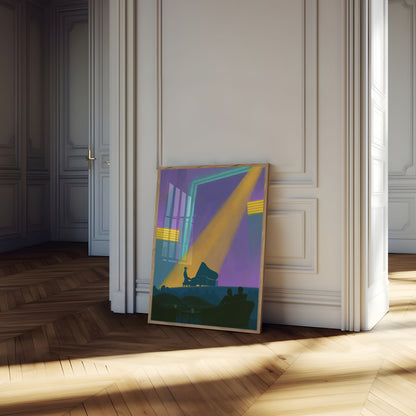 Grand Piano Performance Spotlight Poster