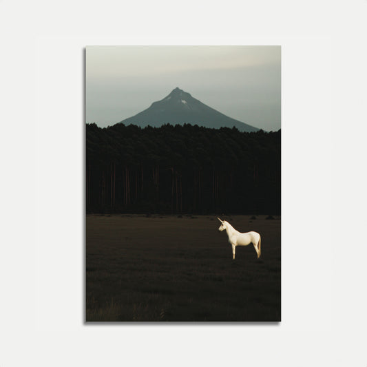 Magical Unicorn Mountain Poster