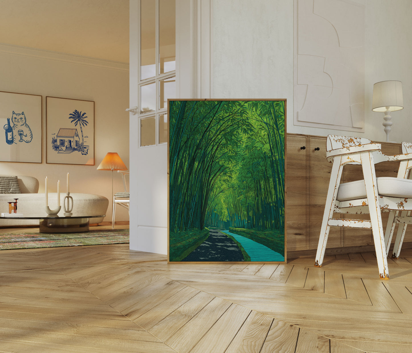 Bambu­skogs­vägen Poster