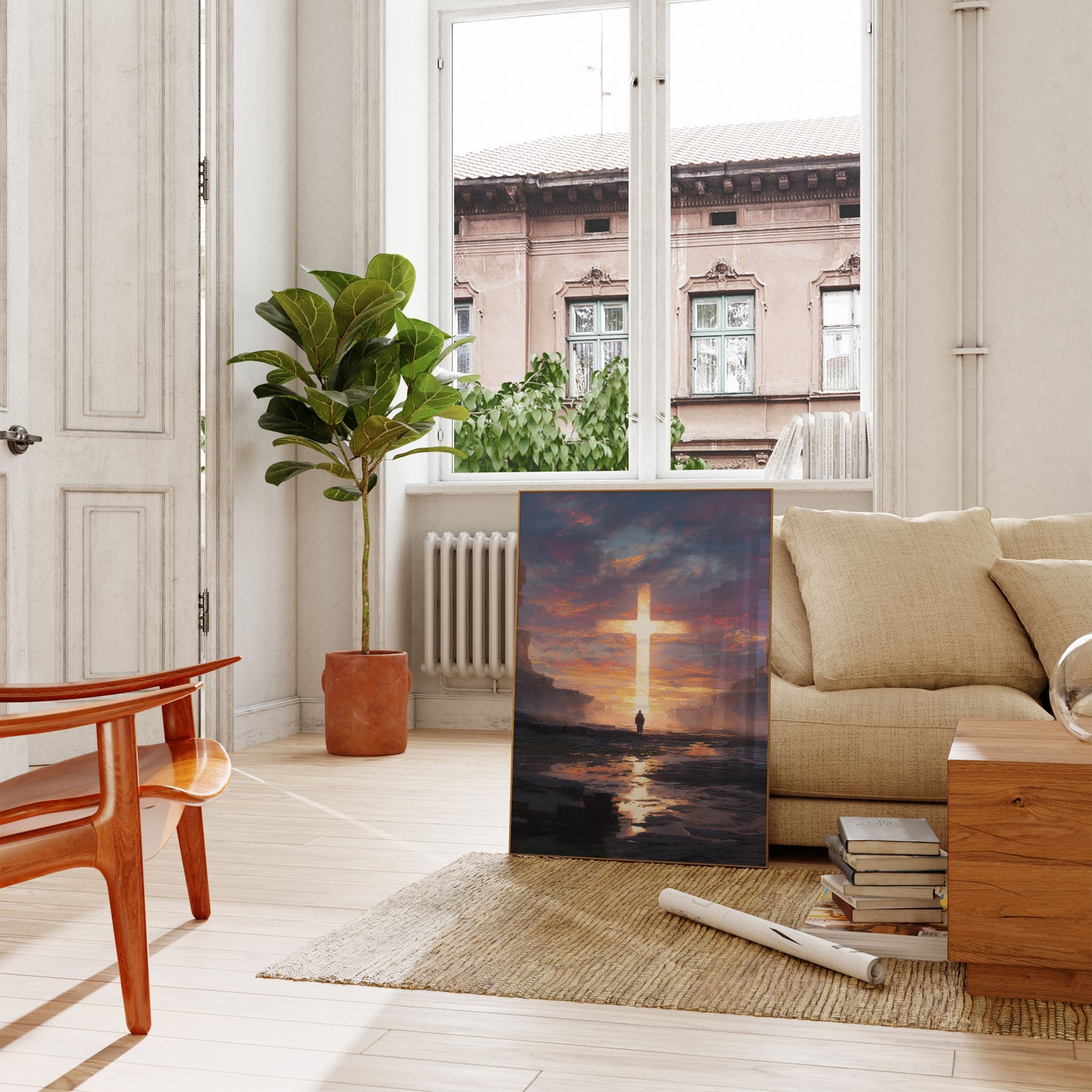 Divine Light Spiritual Poster