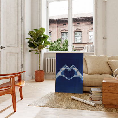 X-Ray Heart Hands Poster