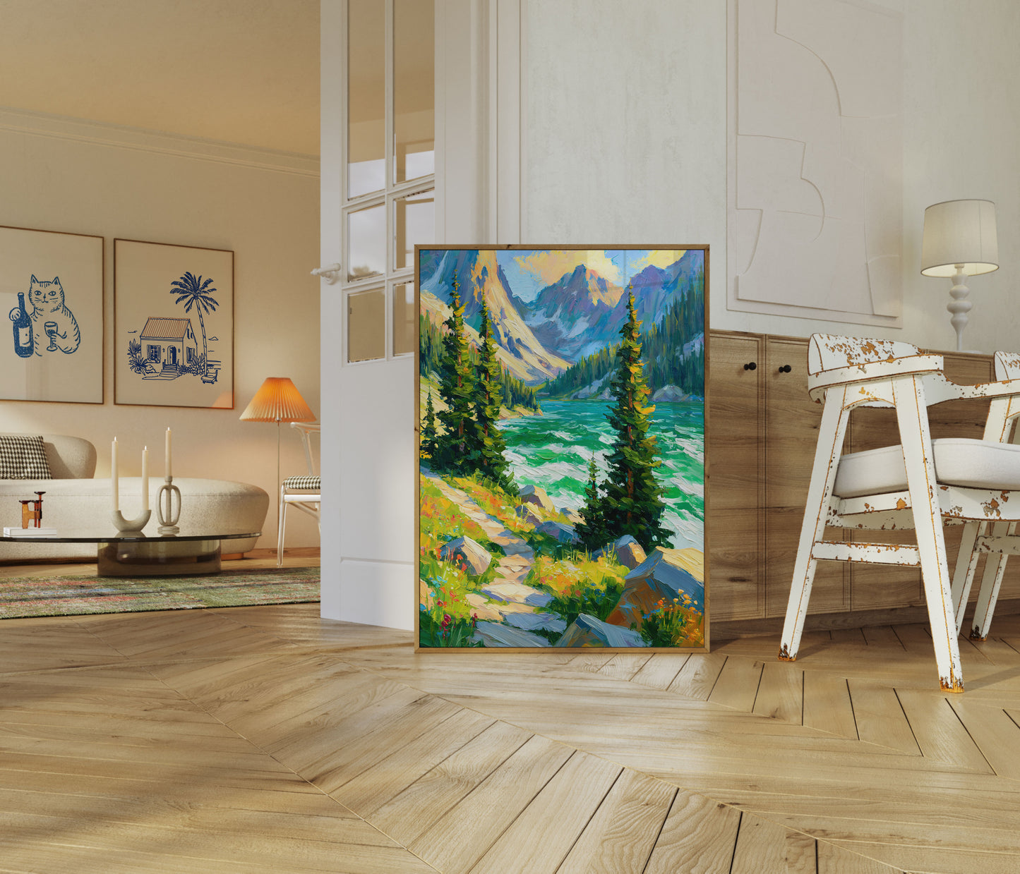 WILDNIS GEBIRGSSEE Poster