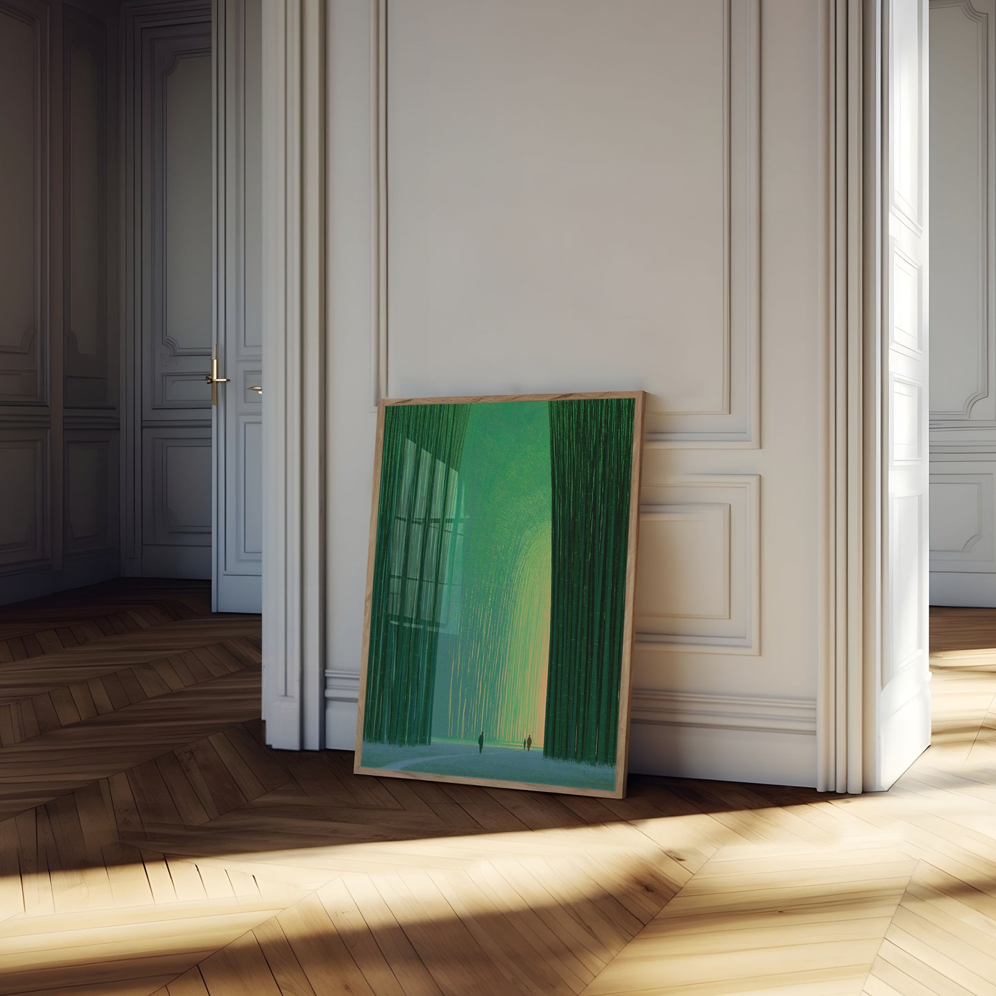 Viale Cattedrale Foresta Poster