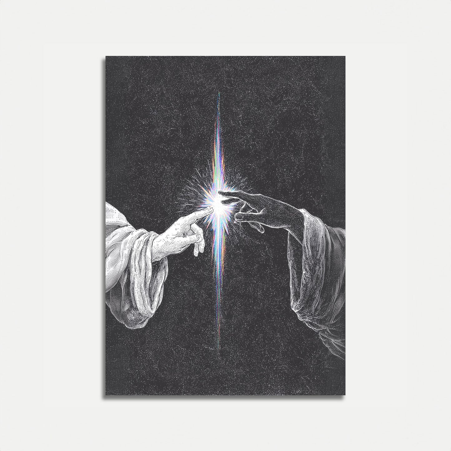 Divine Connection Spiritual Poster