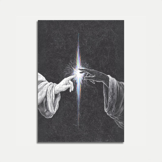 Göttliche Verbindung Spirituelles Poster