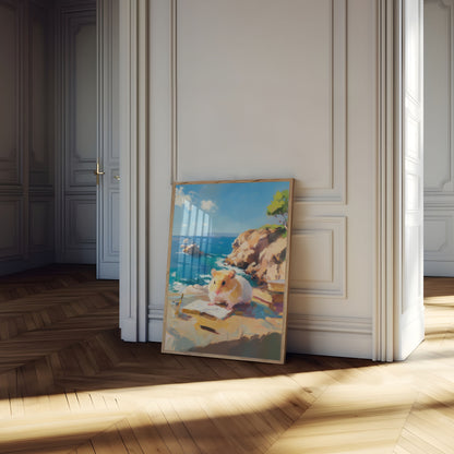 Póster de estudio sobre hámsteres costeros