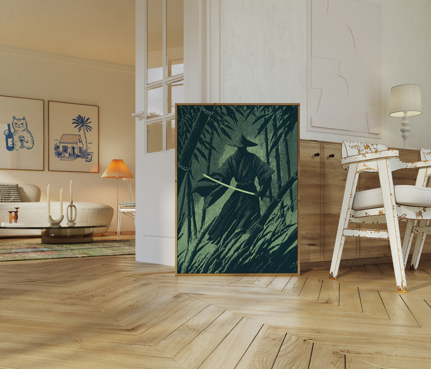 Poster Cavalletta nell'Erba