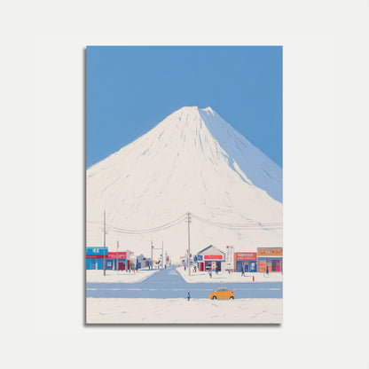 Mount Fuji Winter Serenity Poster