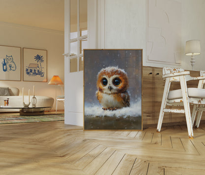 Sødt Sneugle Plakat