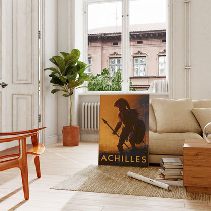 Warrior Achilles Ancient Legend Poster