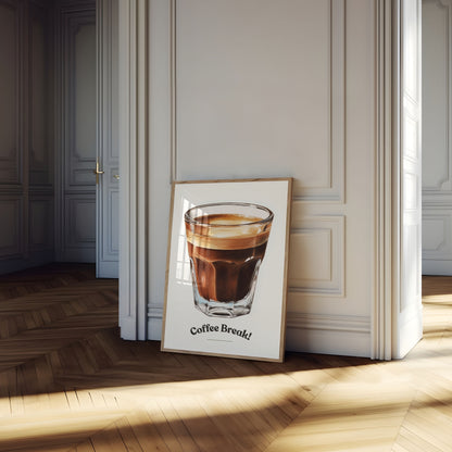 Espresso Coffee Break Poster