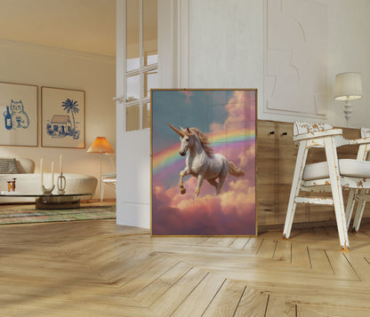 Poster di Unicorno Arcobaleno Magico