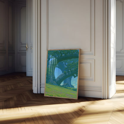 Póster Paisaje Majestuoso Arco de Piedra