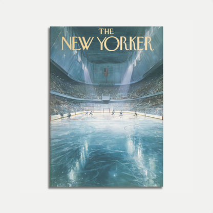 Frozen Arena: New Yorker Hockey Poster