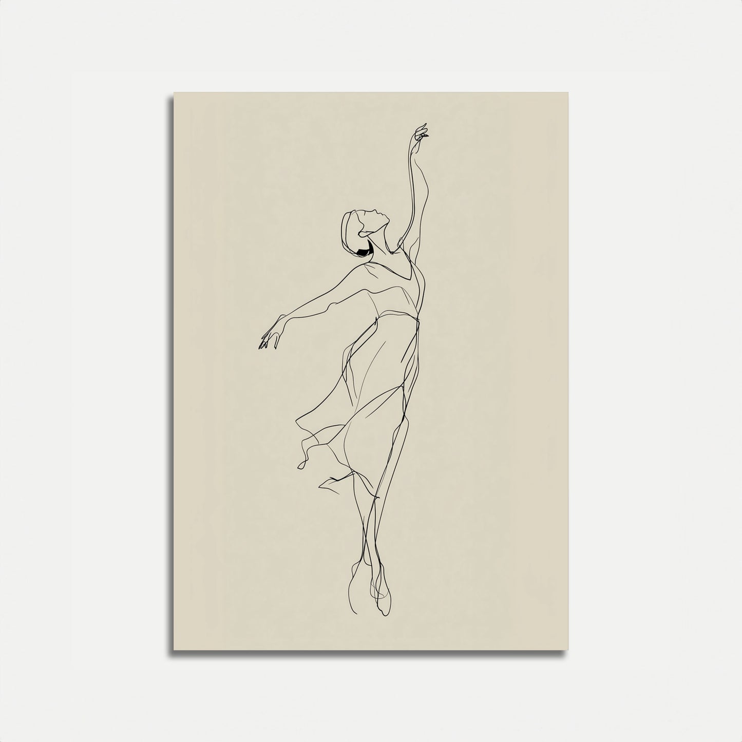 Elegante Flusso di Danza Poster