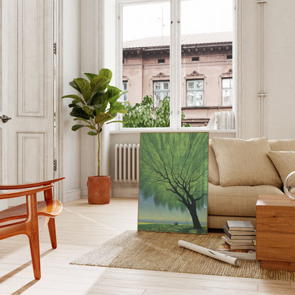 Salice Piangente sulla Sponda Poster