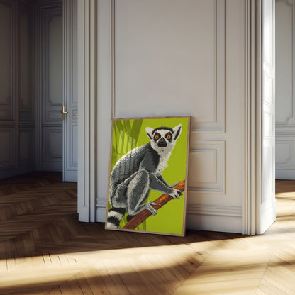 Ring-Tailed Lemur Wildlife Poster

Svartsvansat Lemur Viltaffisch