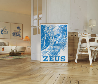 Zeus, bůh hromu – plakát