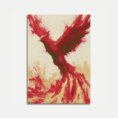 Vigtige regler - følg disse præcist: Kun den direkte oversættelse. Ingen forklaringer. Naturlig, flydende. Behold HTML. Maks. 243 tegn.

Phoenix Rising Abstrakt Plakat
