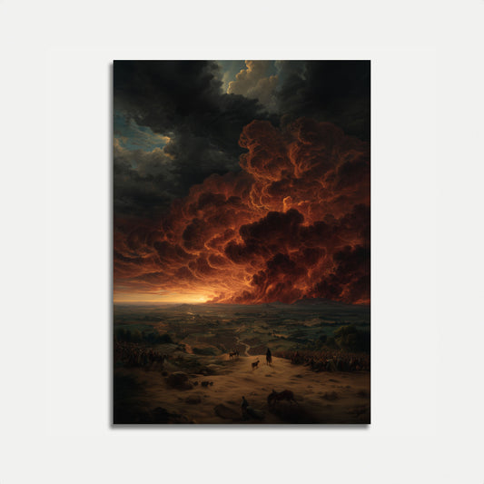 Apokalyptische Sturm-Landschafts-Poster