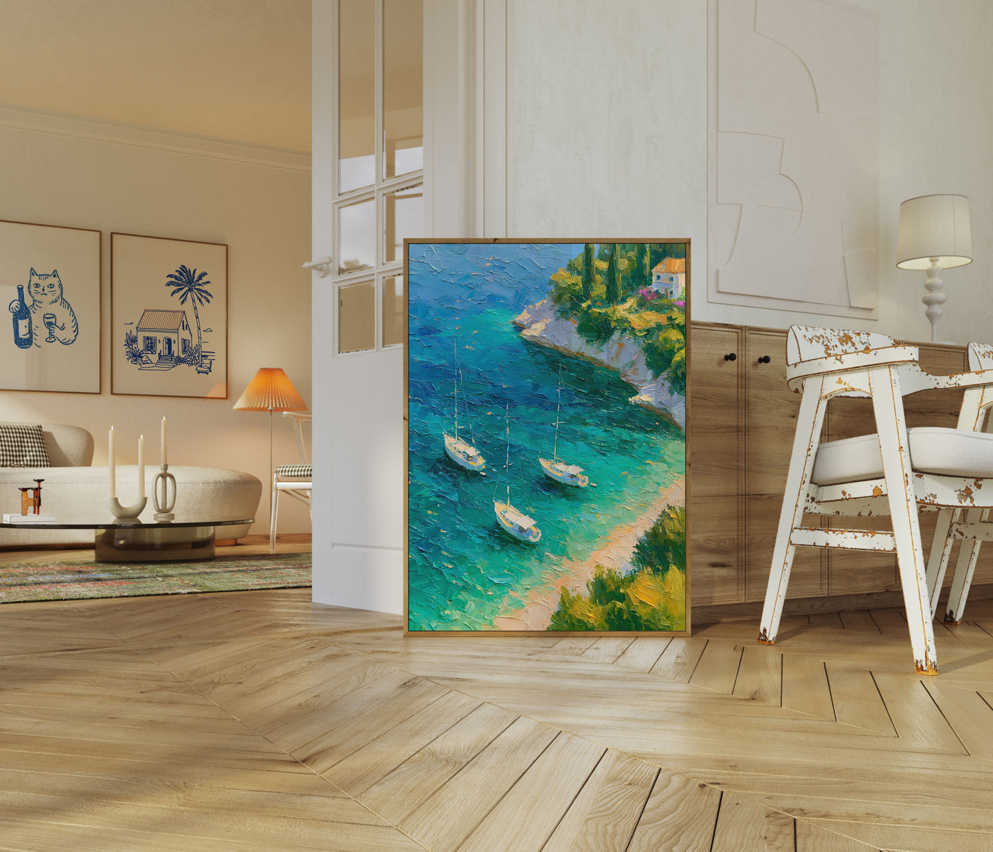 Poster Golfo Vele Mediterranee