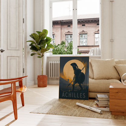 Achilles Warrior by the Sea Poster