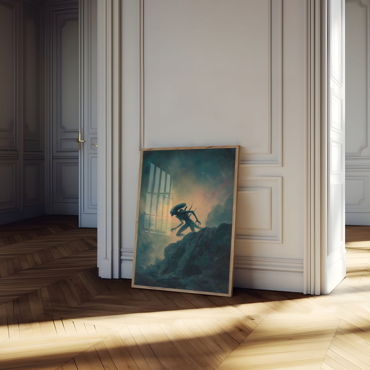 Alien Predator Landscape Poster