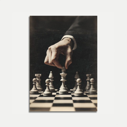 Strategický Šachový Tah Plakát