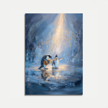 Muzikale Dansende Pinguïns Poster