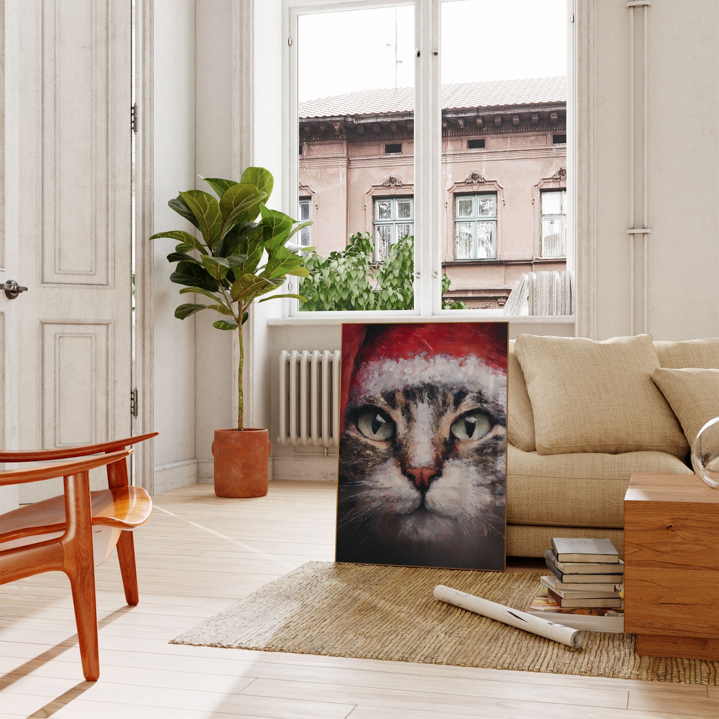 Intense Cat Eyes Poster