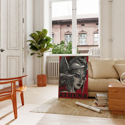 Athena Goddess Warrior Poster