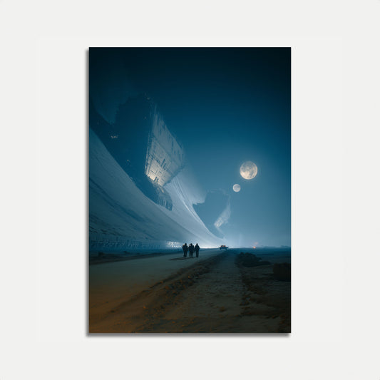 Cosmic Lunar Expedition Poster