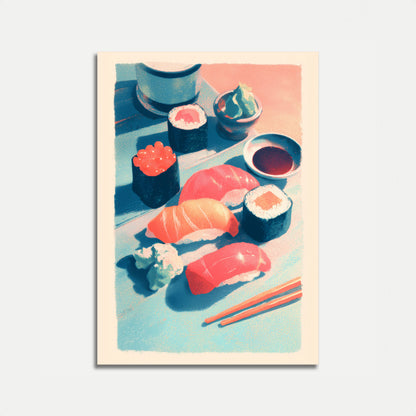 Delicias de Sushi Póster Artístico