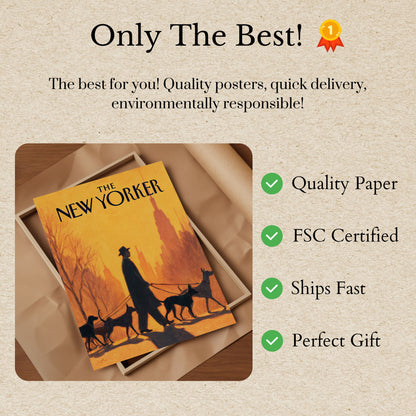 New York City Dog Walker Poster