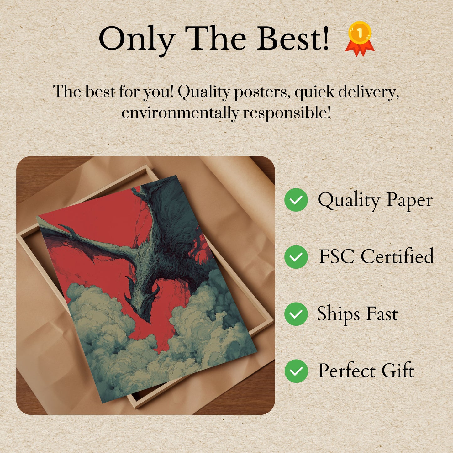 Dark Dragon Ascending Poster