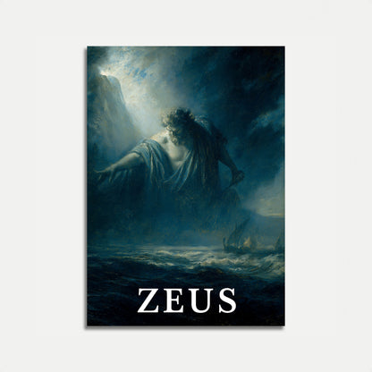 Zeus God of Thunder Poster