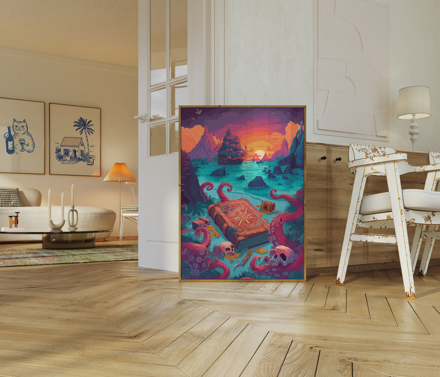 Mysterious Pirate Treasure Poster