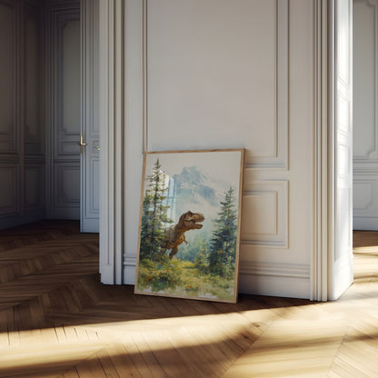 Prehistoric Mountain Majesty Poster