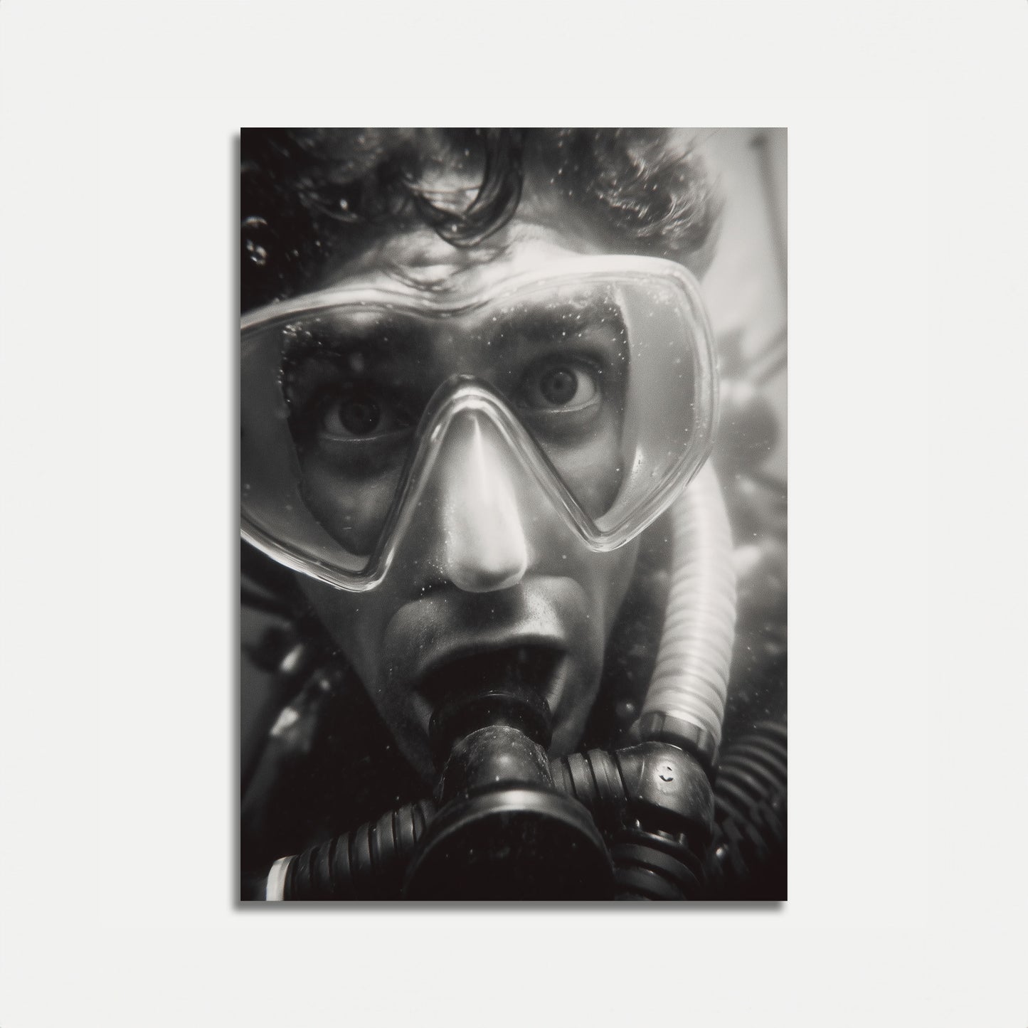Underwater Intensity Scuba Poster