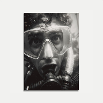 Underwater Intensity Scuba Poster