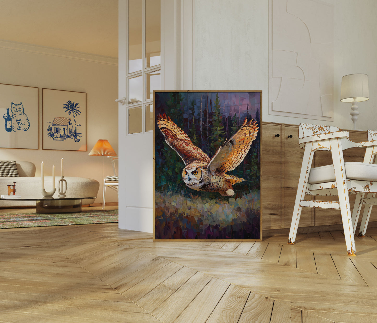 Flyvende Ugle Plakat