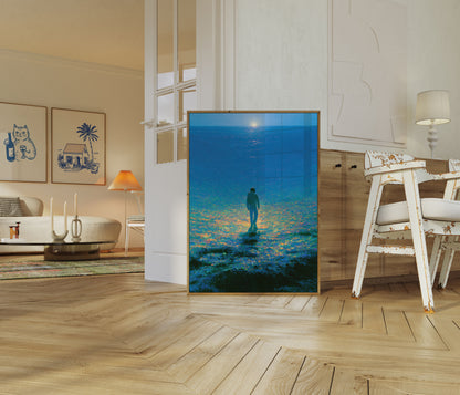Contemplation by the Sea Poster