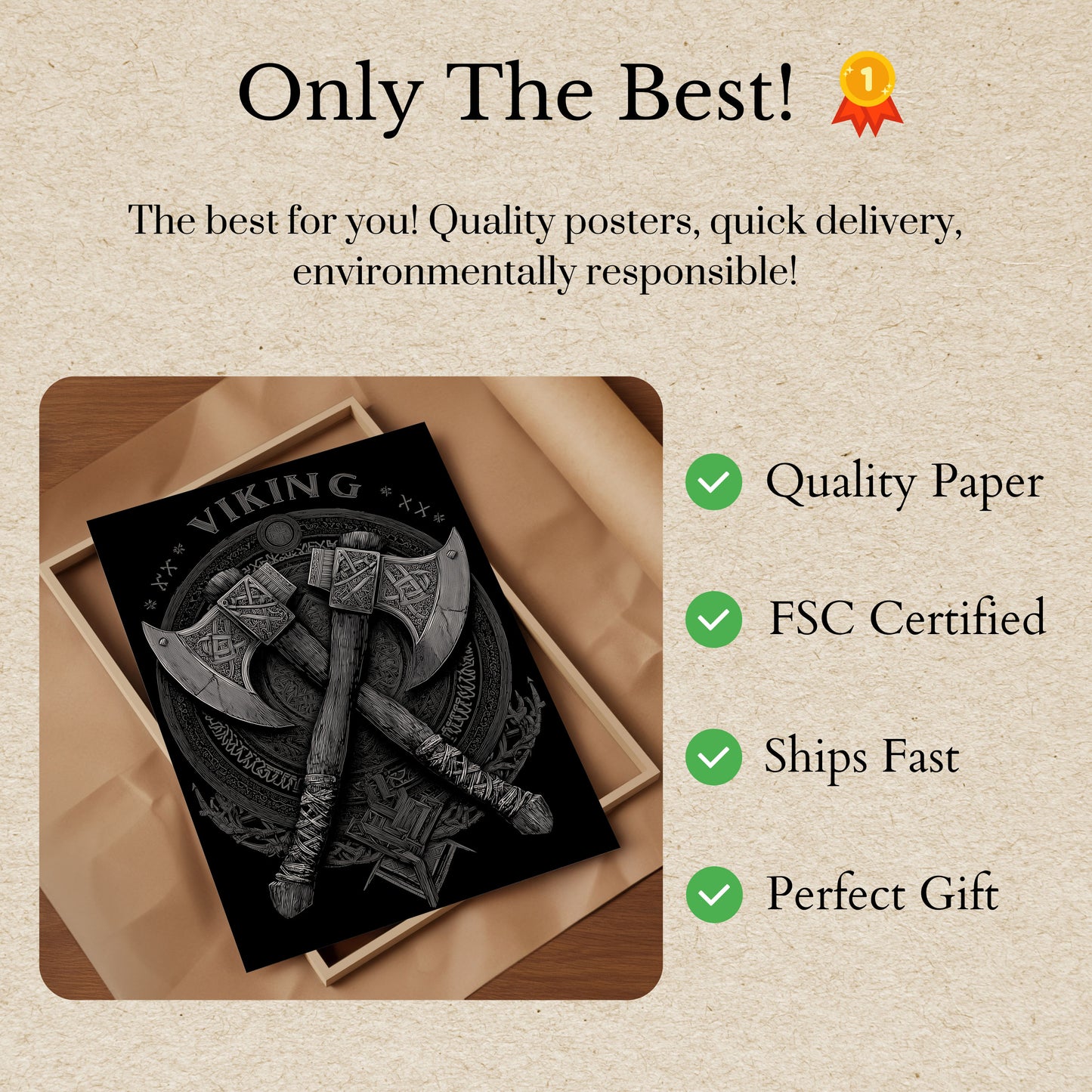 Norrøne Krigerøkser Kampplakat