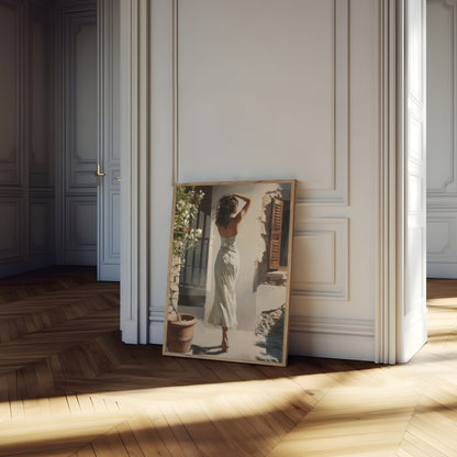 Erholsamer mediterraner Augenblick Poster